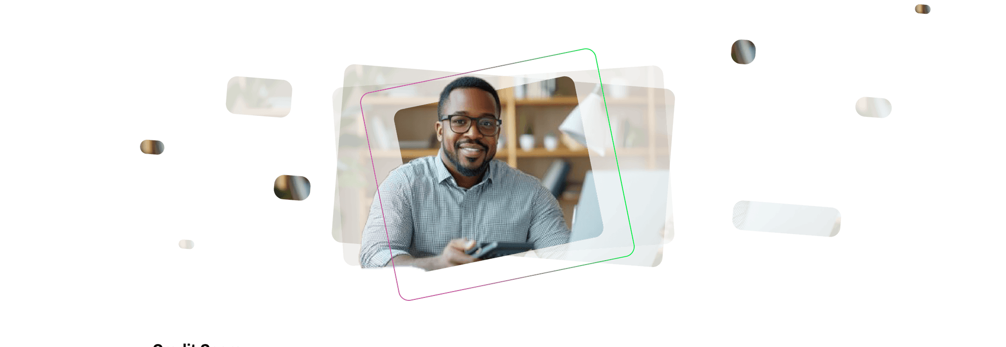 Smiling professional